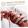 Gadpiparty Copper Knitting Rings - 2 Pieces view 3