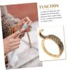 Gadpiparty Copper Knitting Rings - 2 Pieces view 4