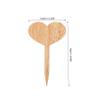 30 Wooden Heart Plant Labels for Kitchen Herbs view 2