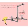 AC Lift Crane, Manual Winch with 13 HP and 20 m Cable, Folding Bracket for Easy Outdoor Unit Installation and Setup view 2