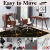 Gaming Chair Mat for Hard Floors, Scratch-Resistant Office Chair Mat, 120 x 140 cm view 3