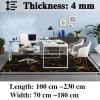 Gaming Chair Mat for Hard Floors, Scratch-Resistant Office Chair Mat, 120 x 140 cm view 4