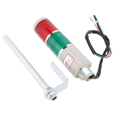 Hyuduo Flashing Alarm Beacon Light for Red/Green Bulbs, 220V