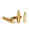 Generic M2 M2.5 M3 M4 M5 Hex Brass Standoffs for PCBs, Rack Bolts, Hex Threaded Columns, PCB Columns, Motherboard Standoff Screws (33 mm, 10 pcs, M4, 6 mm Thread) view 1