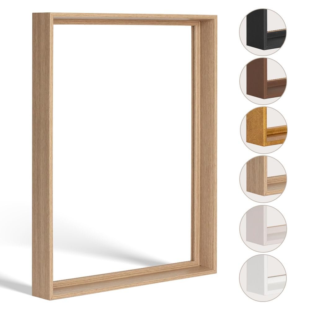 Haak Frieda Floater Frame 30 x 100 cm Natural Oak Decor DIY Kit