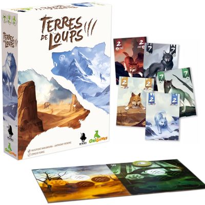 Origames Terres de Loups Board Game, French Version