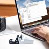 laxreheye Desk Phone Holder, Foldable view 2