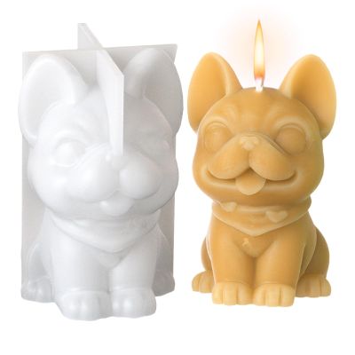 Custom Dog Candle Mold - Cement Molds for Home Decoration