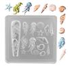 Nail Charm Silicone Molds - 3D Sea Motif for Epoxy Resin Jewelry view 1
