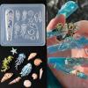 Nail Charm Silicone Molds - 3D Sea Motif for Epoxy Resin Jewelry view 3