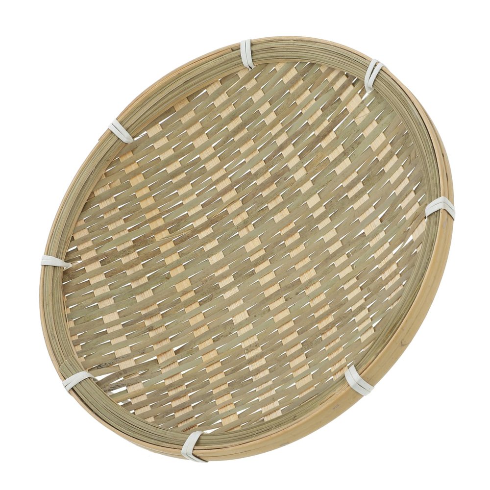 TOYANDONA Bamboo Storage Basket for Snacks and Candy, Large Capacity, Natural Rustic Design