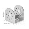 Fafeicy Robot Part - Metal Connector Bracket for Tetrix Robotics view 2