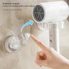 Wall-Mounted Hair Dryer Holder with Suction Cup view 2