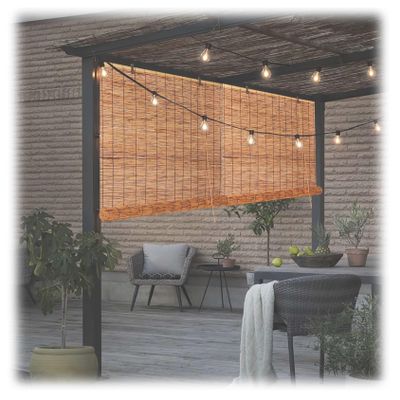 BZCKBZ Handwoven Bamboo Roller Shade
