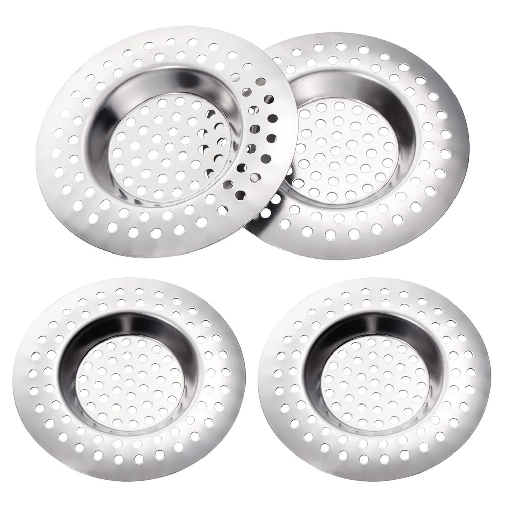 HonGien 4-Pack Stainless Steel Drain Strainer