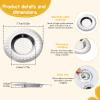 HonGien 4-Pack Stainless Steel Drain Strainer view 2