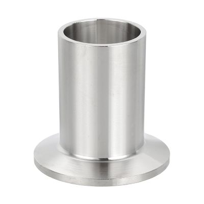 PATIKIL 304 Stainless Steel Weld Ferrule, 32 mm OD, 50 mm Length, 50.5 mm Flange OD, Sanitary Pipe Fitting