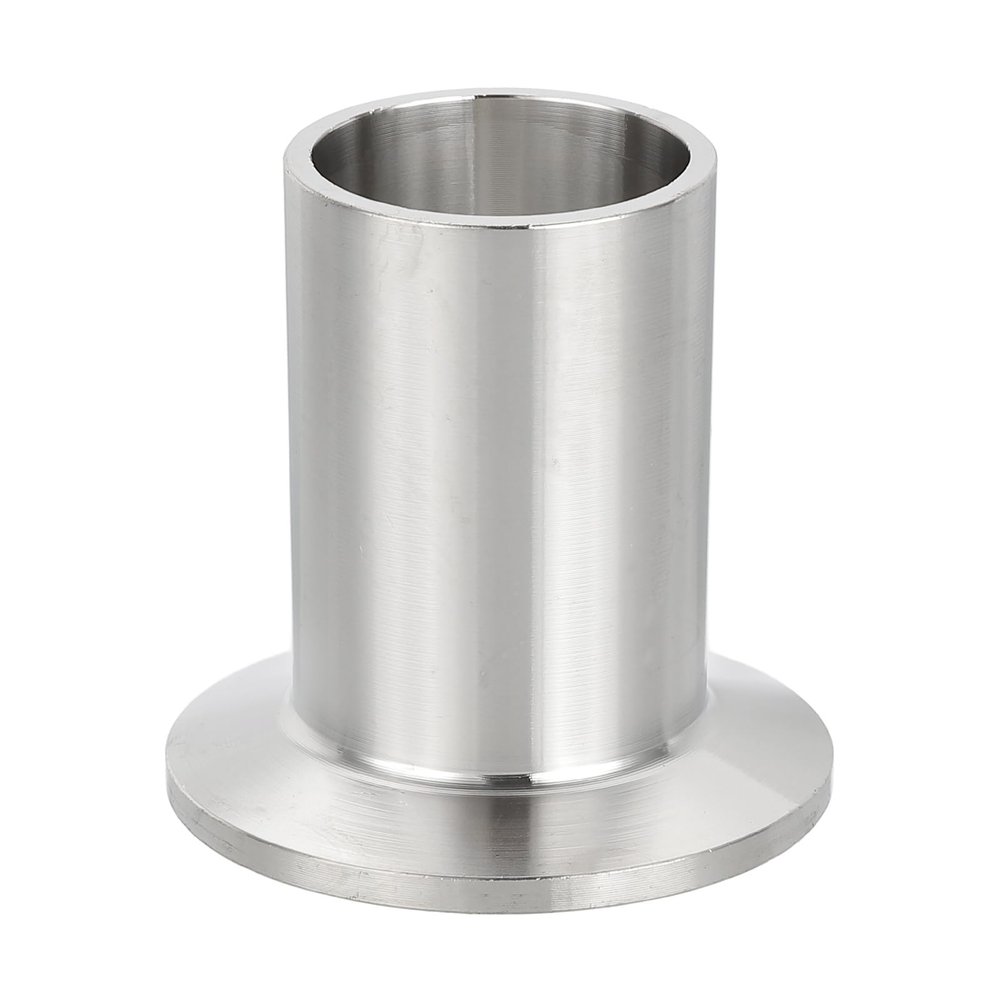 PATIKIL 304 Stainless Steel Weld Ferrule, 32 mm OD, 50 mm Length, 50.5 mm Flange OD, Sanitary Pipe Fitting