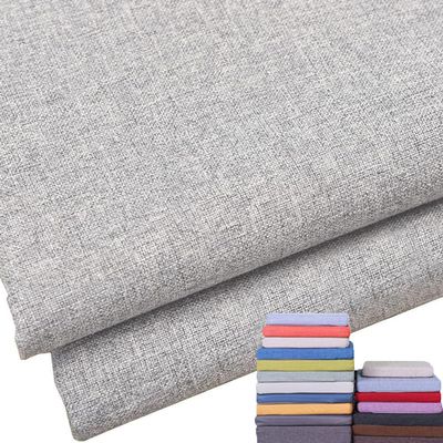 5 cm Linen Bench Cushion Cover, Non-Slip, Zipper, Washable, Light Gray, 150 x 50 x 5 cm
