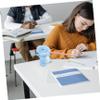 Kawaii Dinosaur Pencil Sharpener with Crank, for Children, Blue view 2