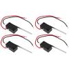 EMSea 4-Pack 250VAC 15A SPDT Microswitches with Long Lever and 10cm Cable for Alarm Systems view 1