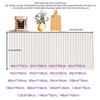 woxefo Dustproof Curtain for Open Shelves, Linen, Waterproof, Sun- and Mold-Resistant, with Sliding Track, Green, 100 x 80 cm view 2