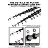 Lizhuzhuzs28 Professional Carbon Fiber Telescopic Fishing Rod, 2.4 m view 3