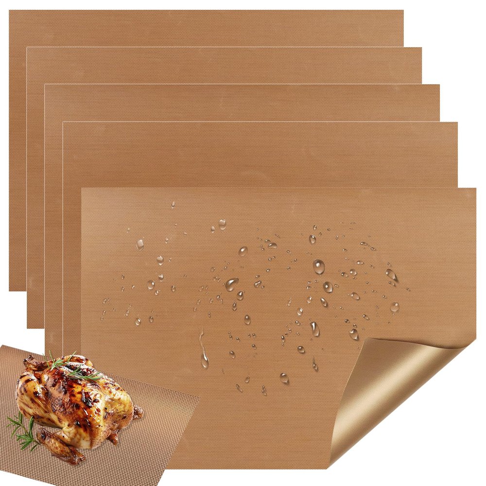 5-Pack Reusable Baking Paper, 30 x 40 cm