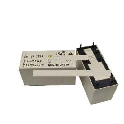 UYCUODLUY EMI-SH-224D Relay, 8A, 8-Pin, DC 24V