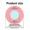 Hardened Glass Lazy Susan for Dining Table view 2