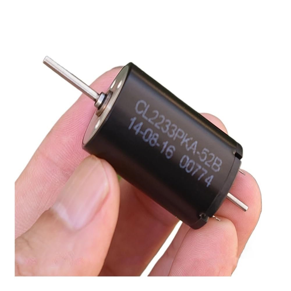 UYCUODLUY 22 × 33 mm Coreless Quiet Electronic Starter, NdFeB DC 12–60 V, 48 V, 11,600 RPM, High Torque, D-Shaft