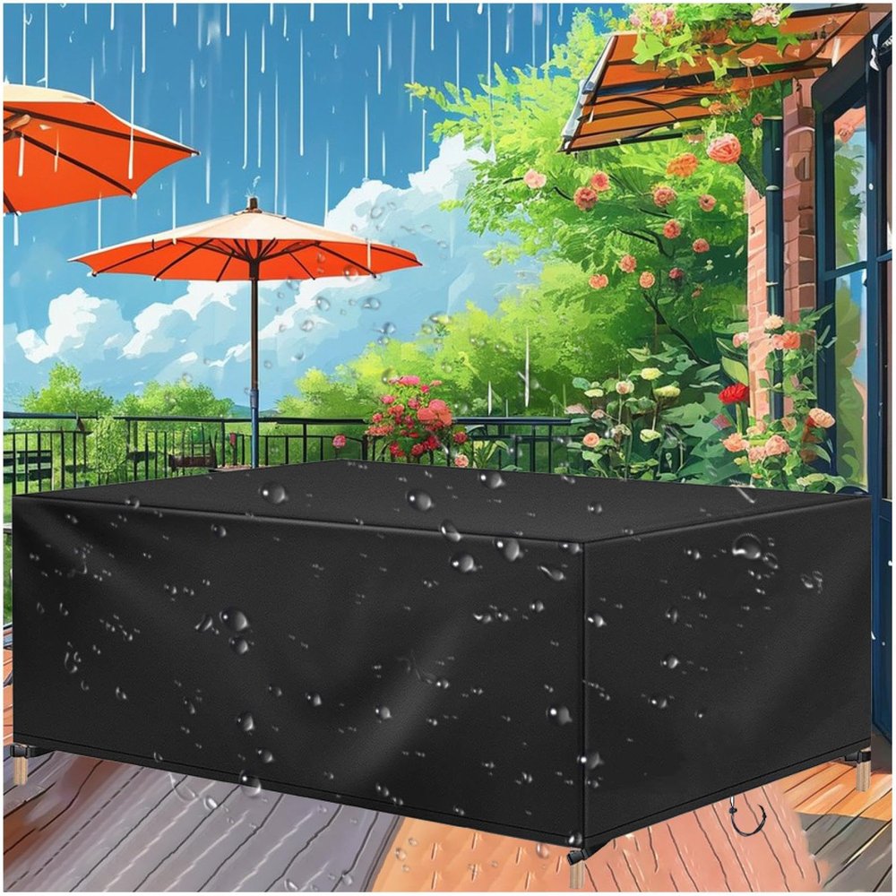 AJALGZ Waterproof Patio Furniture Cover 180 x 110 x 90 cm