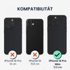 kwmobile Silicone Case for Apple iPhone 16 Pro Max, Bright Coral view 2