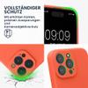 kwmobile Silicone Case for Apple iPhone 16 Pro Max, Bright Coral view 3