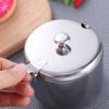 Stainless Steel Sugar Bowl with Lid and Spoon view 4