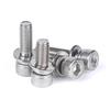 Nodrest 2/5/6/10/20-Piece M2/M2.5/M3 304 Stainless Steel Pan-Head Hex Socket Screw, Nut and Washer Set with Large Full-Body Pad Combination view 4