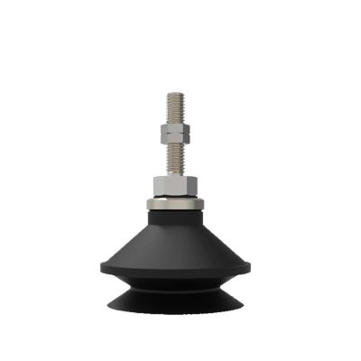 ZPT Series Black NBR Pneumatic Vacuum Suction Cup for Industrial Manipulators, Female Thread (ZPT40BN-A8)