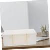 Desk Business Card Holder, Portable Plastic Card Box view 4