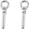 2-Pack M12 Stainless Steel 304 Expansion Eye Bolts with Ring Nuts, M12 x 90 mm view 1