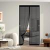 Magnetic Fly Screen Curtain for Balcony Doors, 94 x 199 cm, No Drilling, Black view 1