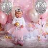 Gleemix Pink White Silver Balloon Set view 4