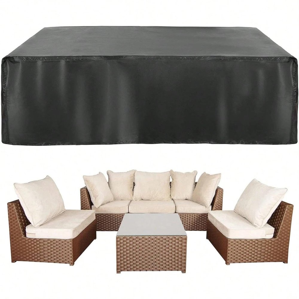 PEWFBS 420D Oxford Fabric Patio Furniture Cover, 110 x 60 x 85 cm