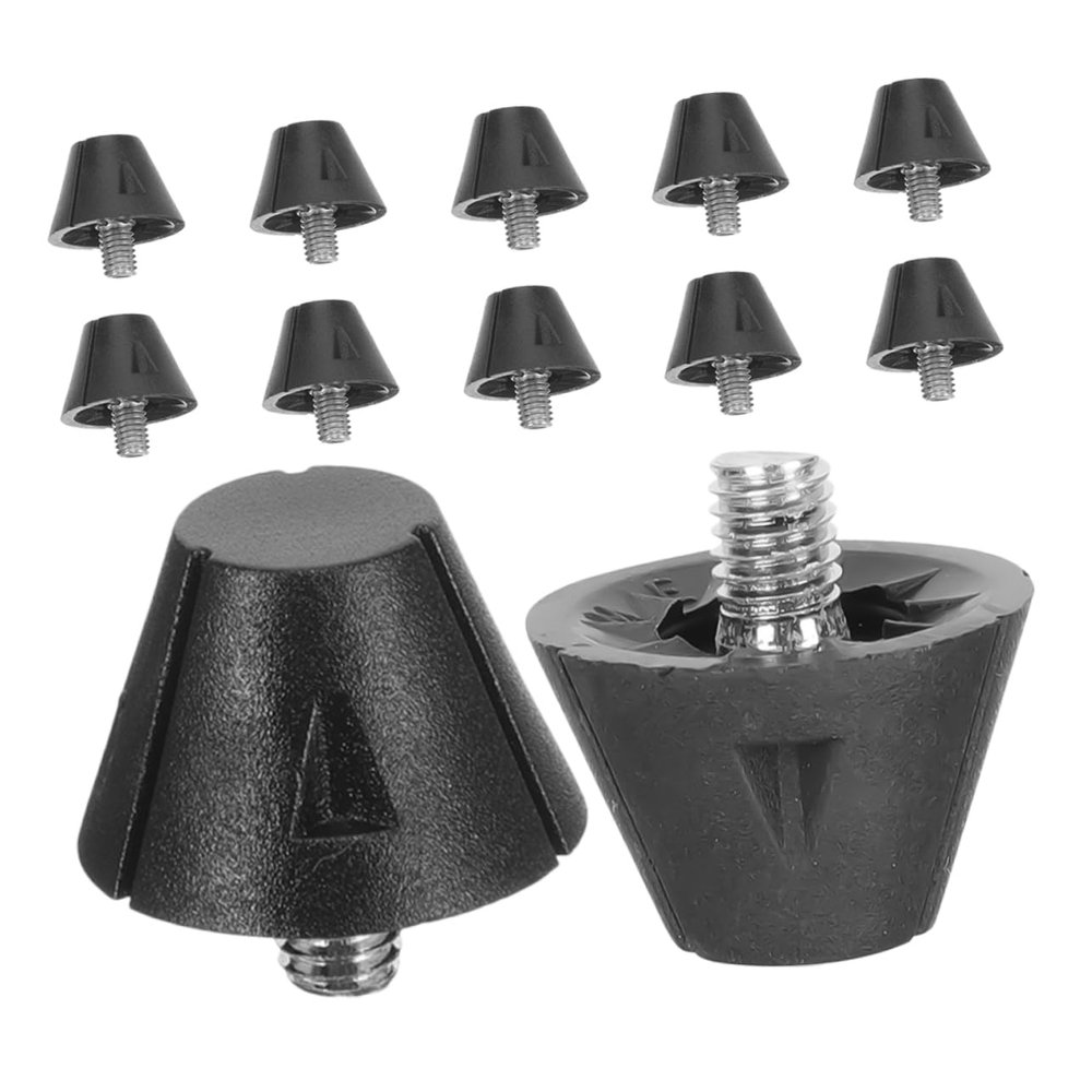 Sosoport 12-Piece Nylon Rugby Shoe Replacement Spikes