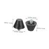 Sosoport 12-Piece Nylon Rugby Shoe Replacement Spikes view 2