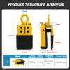 Heavy-Duty Stone Lifting Clamp for Marble and Slate, up to 1,000 kg view 2