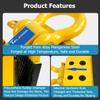 Heavy-Duty Stone Lifting Clamp for Marble and Slate, up to 1,000 kg view 3