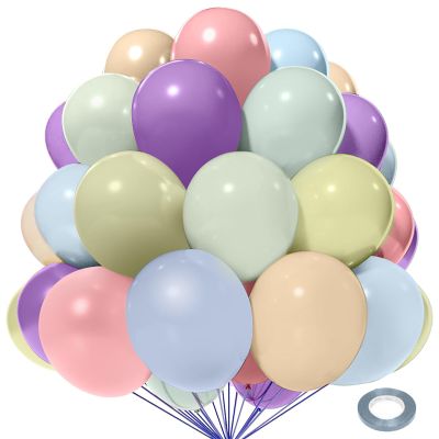 Gleemix 20 Pack 10 Inch Macaron Balloons