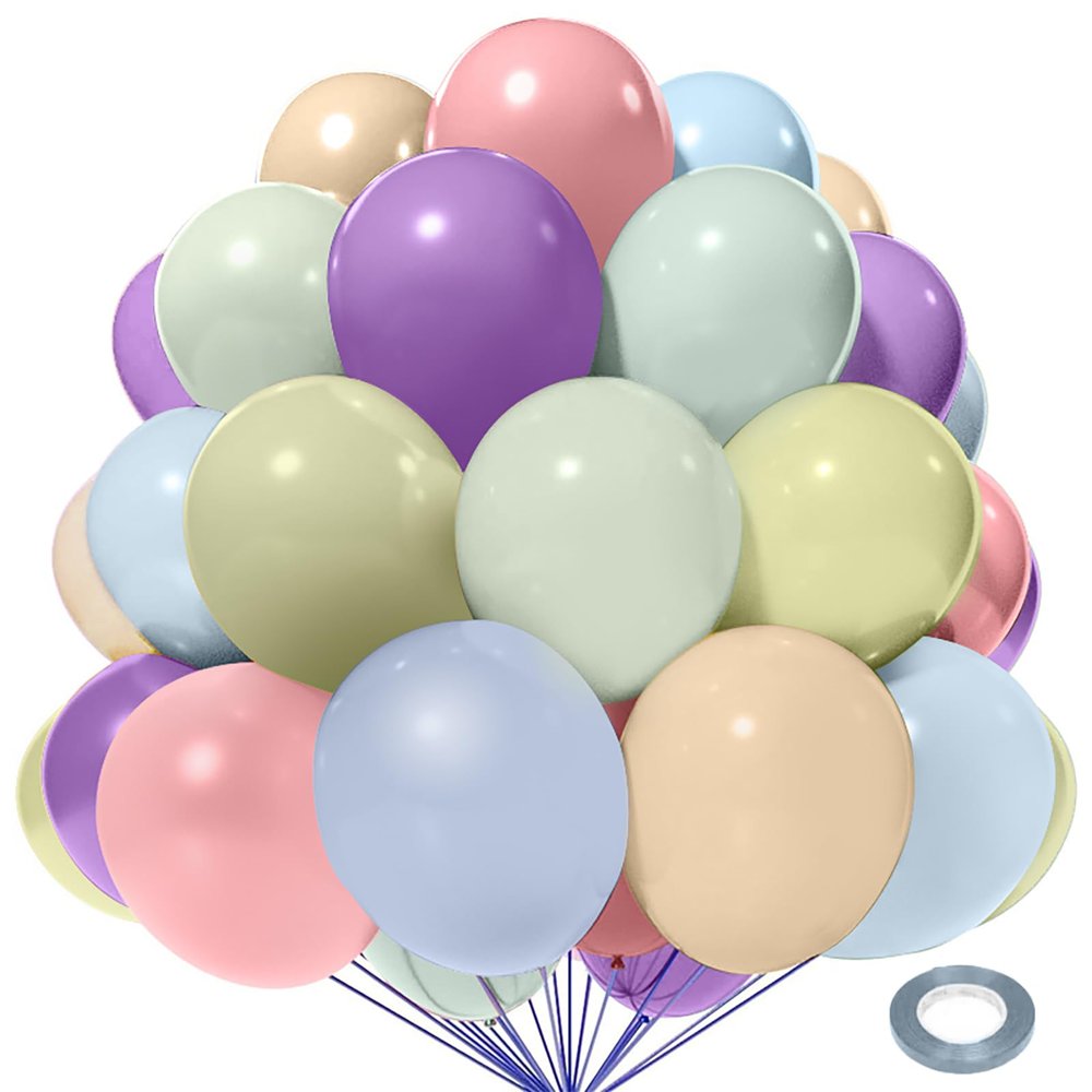 Gleemix 20 Pack 10 Inch Macaron Balloons