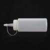 ISKDJBJG 3X Plastic Squeeze Bottle Condiment Dispenser White 6 Ounces view 2