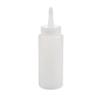 ISKDJBJG 3X Plastic Squeeze Bottle Condiment Dispenser White 6 Ounces view 3